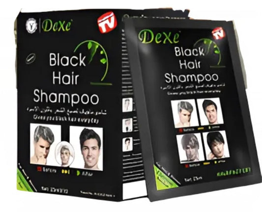 SHAMPOO CUBRE CANAS NEGRO - CAJA DE 10 UND